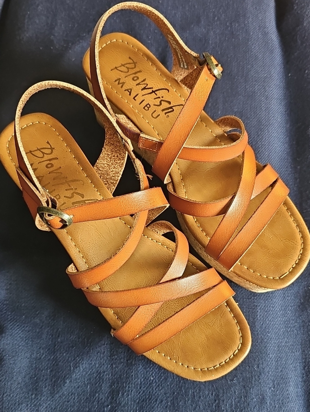 Blowfish Malibu Cognac Strappy Women's Sandals